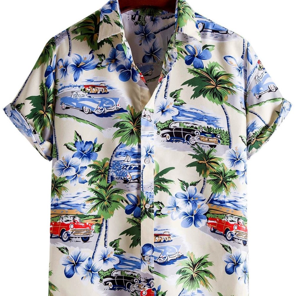 50's Inspired Tropical Shirt